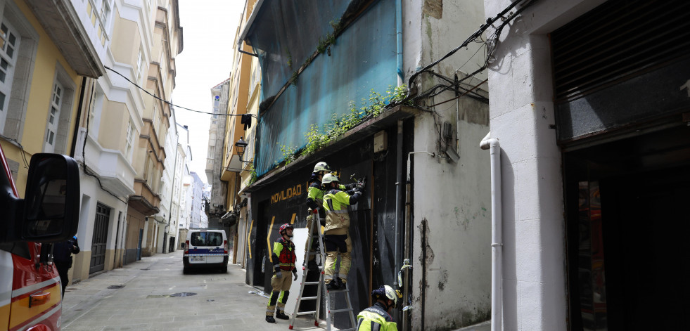 Sellado del edificio okupado en la calle Vista
