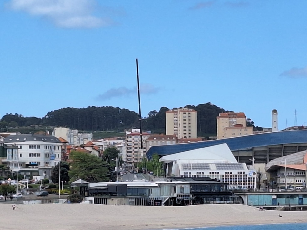 Grua casa del agua