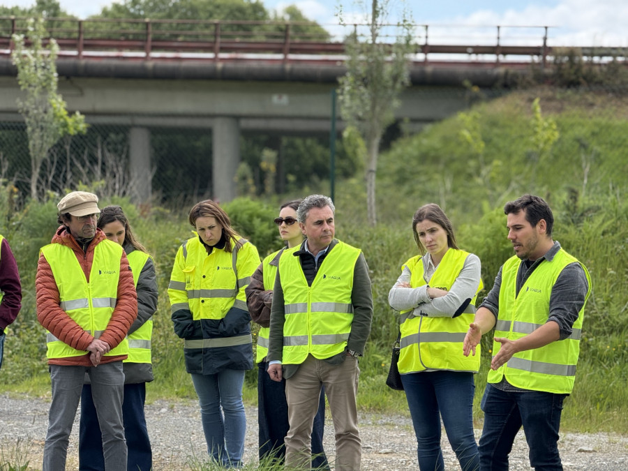 Santiago lidera un proxecto pioneiro de infraestrutura verde para tratar augas de escorras