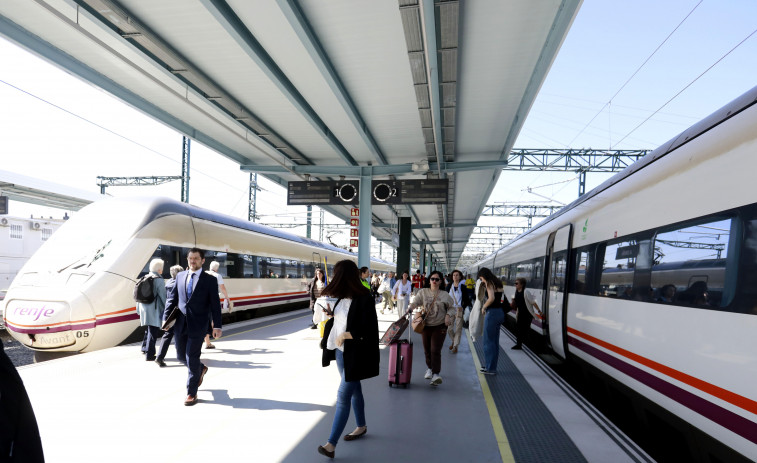 El eje ferroviario entre Madrid y A Coruña crece casi un 5% con respecto al año pasado