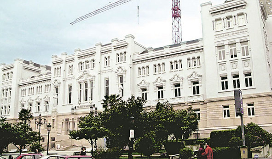 Hace 25 años | Las obras de restauración del Palacio de Justicia llegan a su última fase