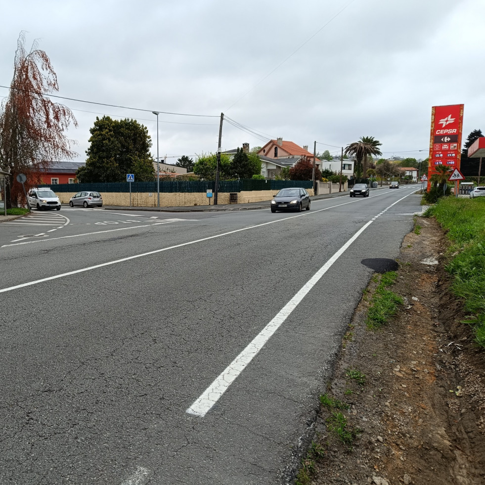 Oleiros solicita reformas en la mejora de la vía principal del casco urbano