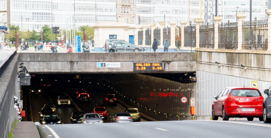 El túnel que permitió la peatonalización de La Marina cumple diez años