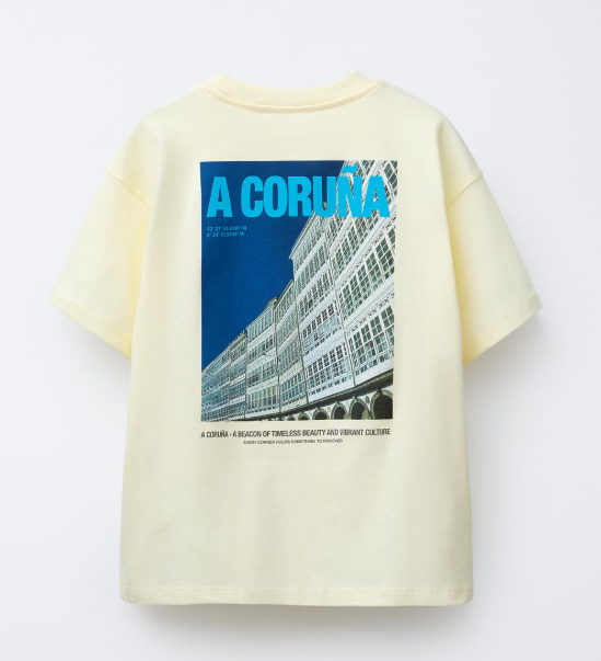 Camiseta de Zara dedicada a A Coruu00f1a 2