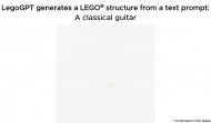 Desarrollan un modelo de IA para la generación de estructuras de Lego estables a partir de lenguaje natural