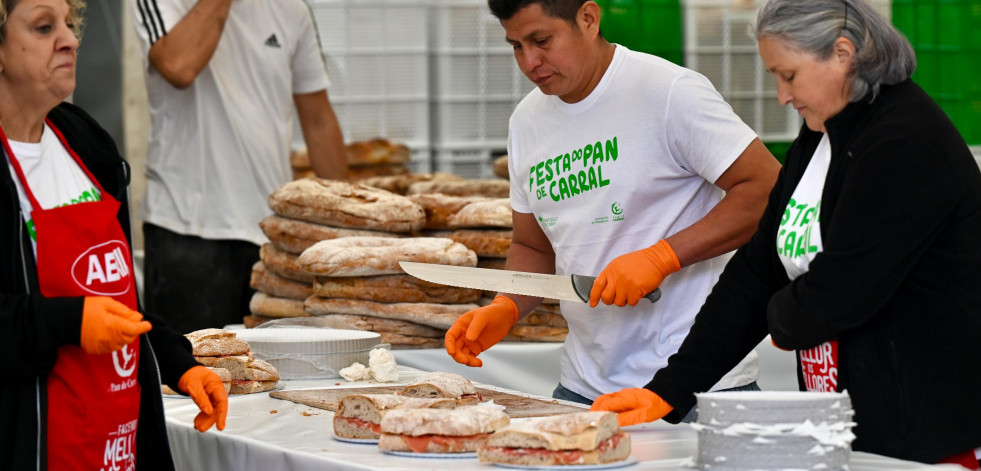 Carral vendió más de 6.000 bocadillos en su Fiesta del Pan