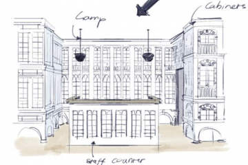 Boceto de la reforma de Zara en Juan Flórez 3