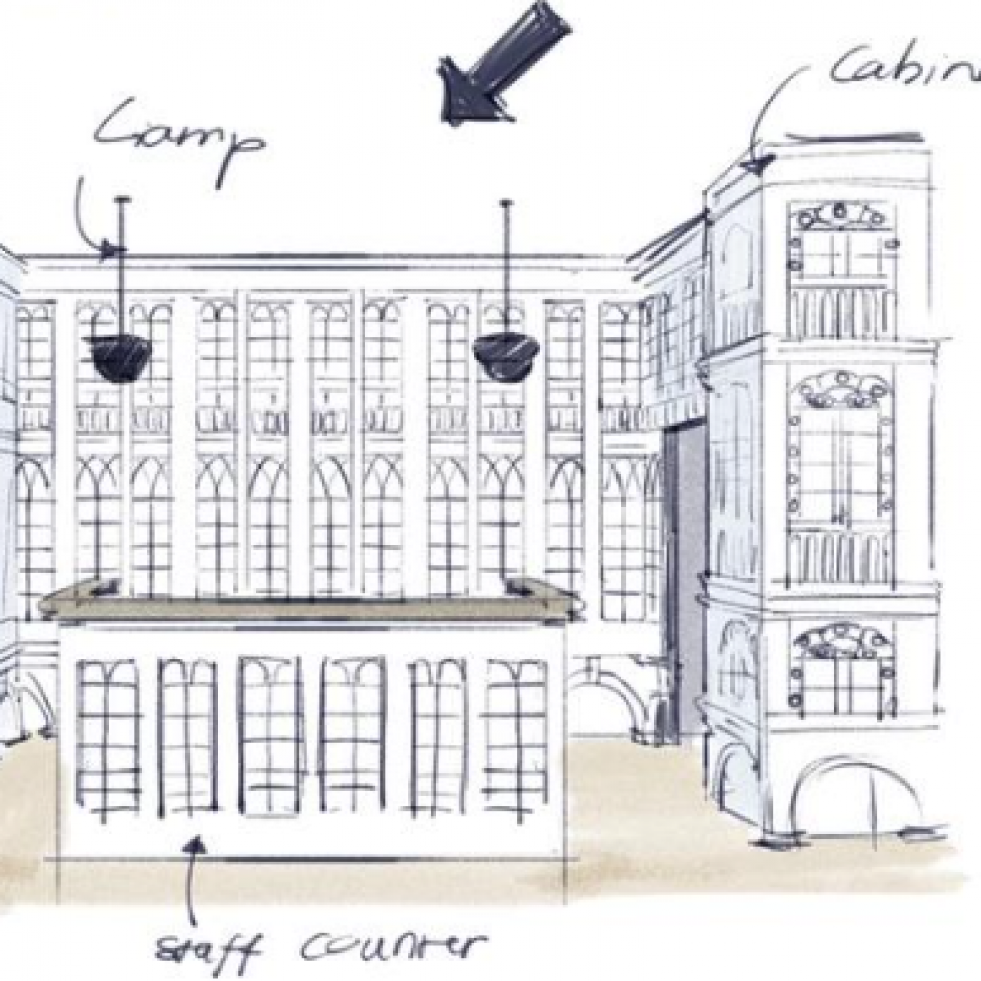 Así se transformó el primer Zara en una galería de A Coruña