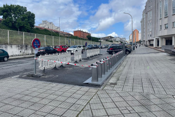 Nueva estación de BiciCoruña en la avenida del Ferrocarril