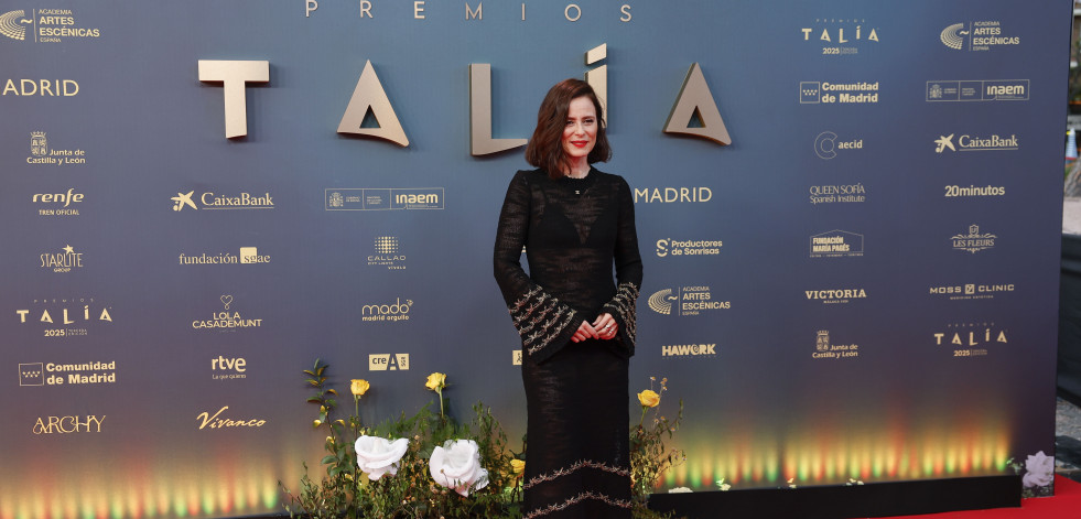 Aitana Sanchez Gijón y Antonio Banderas brillan en los premios Talía