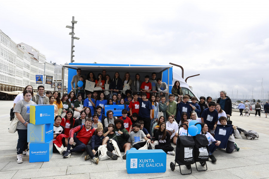 La Xunta acerca el comercio local a la juventud coruñesa a través de la yincana educativa ‘Localízate’