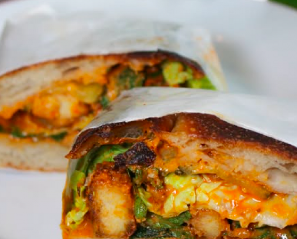 La Thai, focaccia vegana