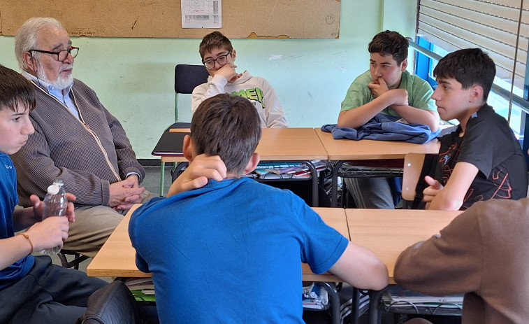 Estudiantes del Compañía de María de A Coruña participan en el proyecto intergeneracional de Afundación 