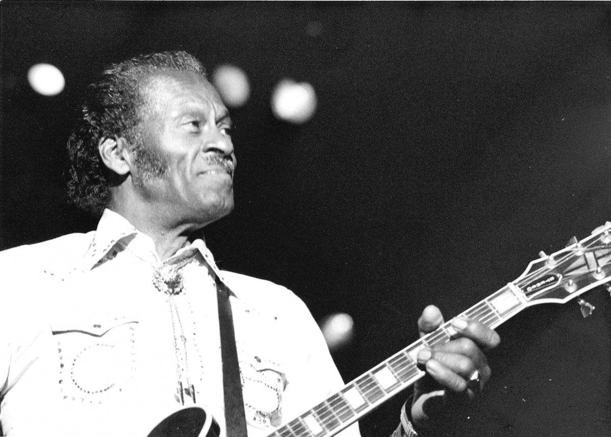 Chuck berry concierto mil au00f1os 1993 estadio riazor Archivo El Ideal Gallego