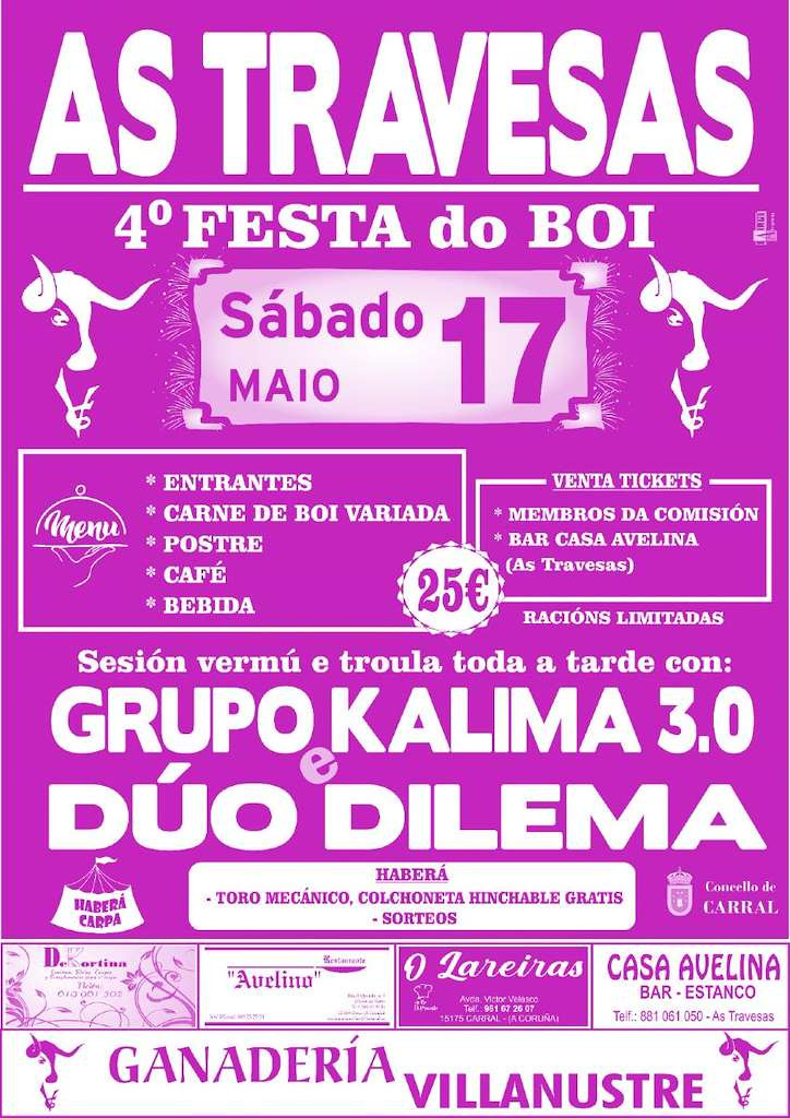 Festa do Boi en Carral
