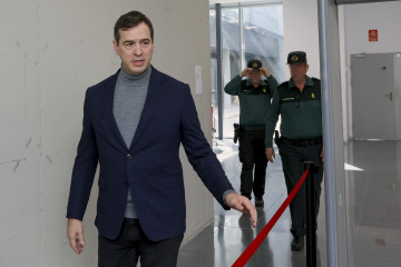 David Sanchez sale del juzgado tras prestar declaración