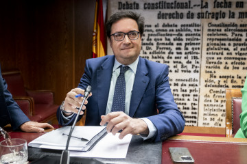 Oscar Lopez comparece ante la comision del Senado que investiga el caso Koldo