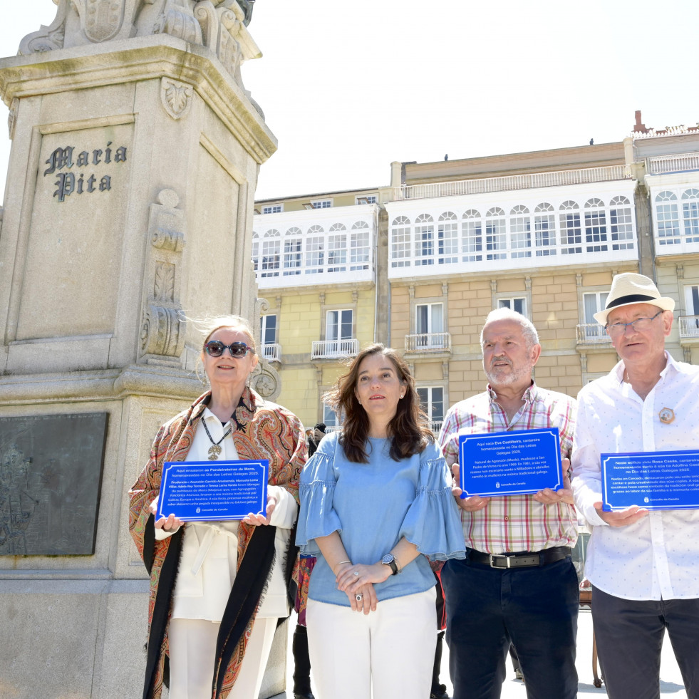 A Coruña rende homenaxe ás cantareiras cunha lembranza eterna