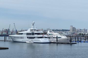 El millonario yate 'Sport' en A Coruña