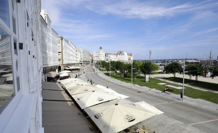 Las galerías de A Coruña suponen más de la mitad de las licencias de mantenimiento