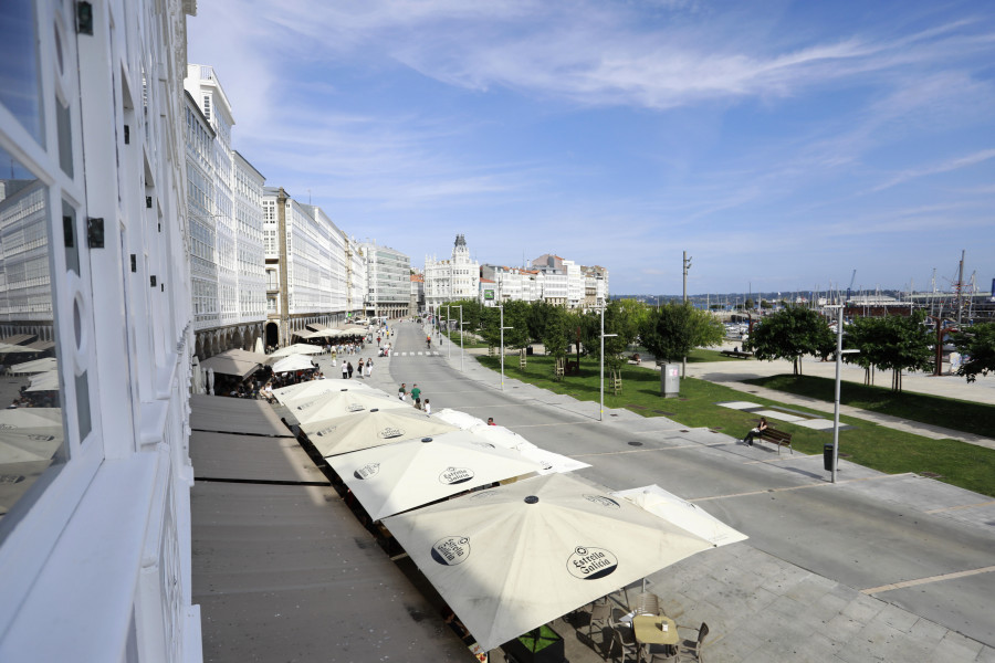Las galerías de A Coruña suponen más de la mitad de las licencias de mantenimiento
