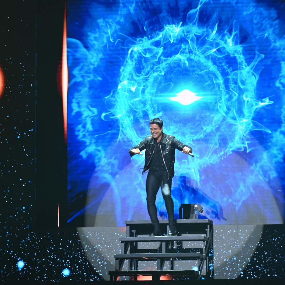 Chayanne hace un canto a Galicia en un abarrotado Coliseum de A Coruña