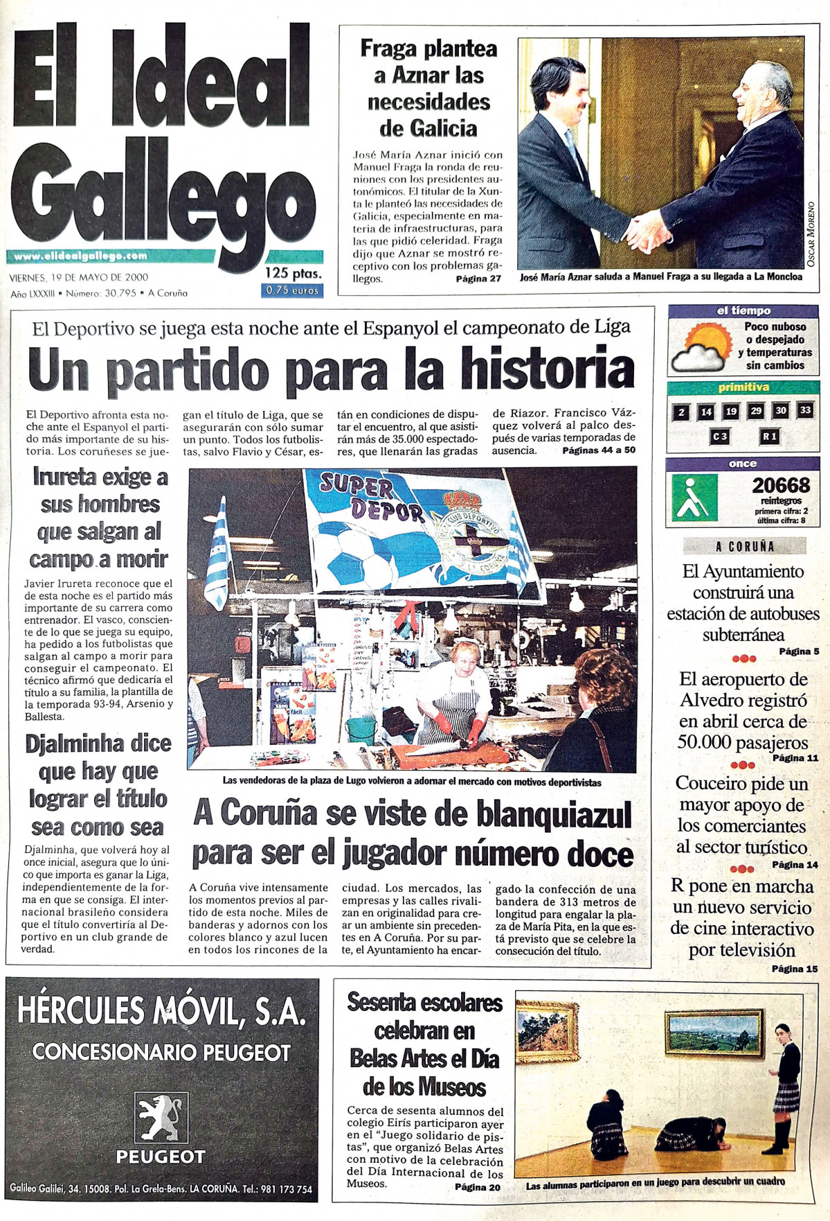 Portada 19 mayo 2000
