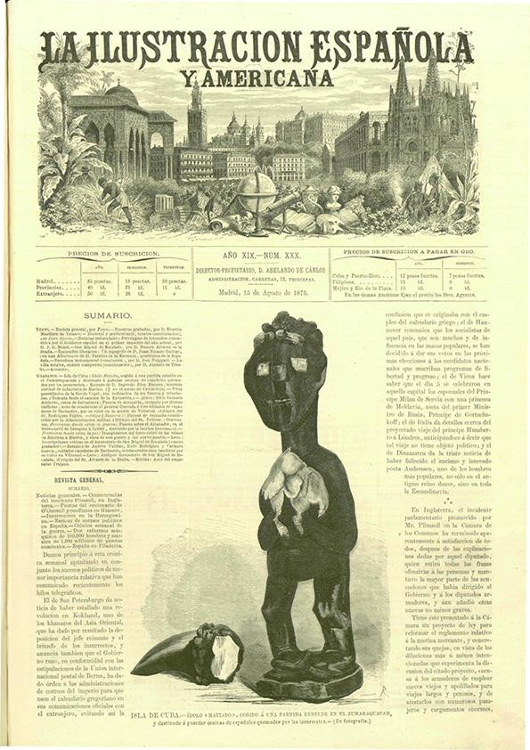 Portada La ilustracion espau00f1ola y americana 15 agosto 1875