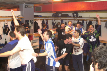 Celebración liga Deportivo