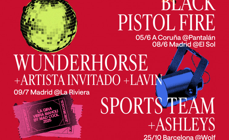 La Gira Vibra Mahou by Mad Cool arranca en A Coruña con Last Train y Black Pistol Fire
