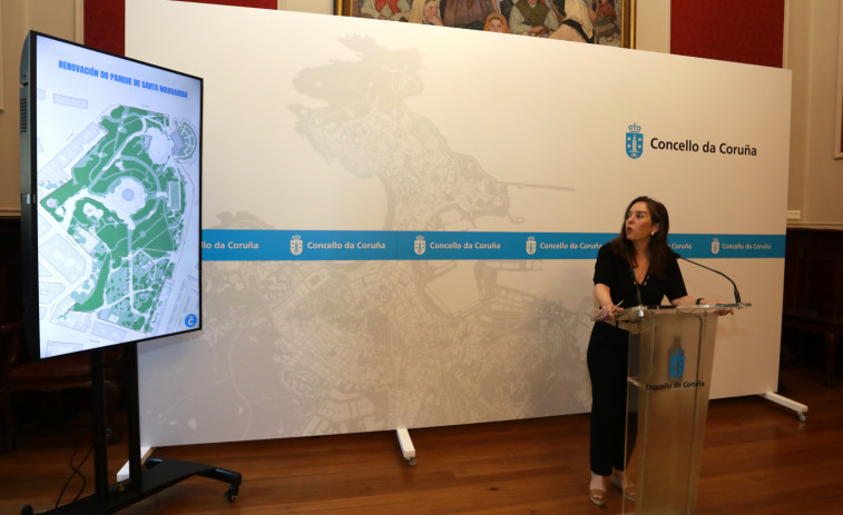 A Coruña renovará los caminos, la vegetación y los equipamientos del parque de Santa Margarita