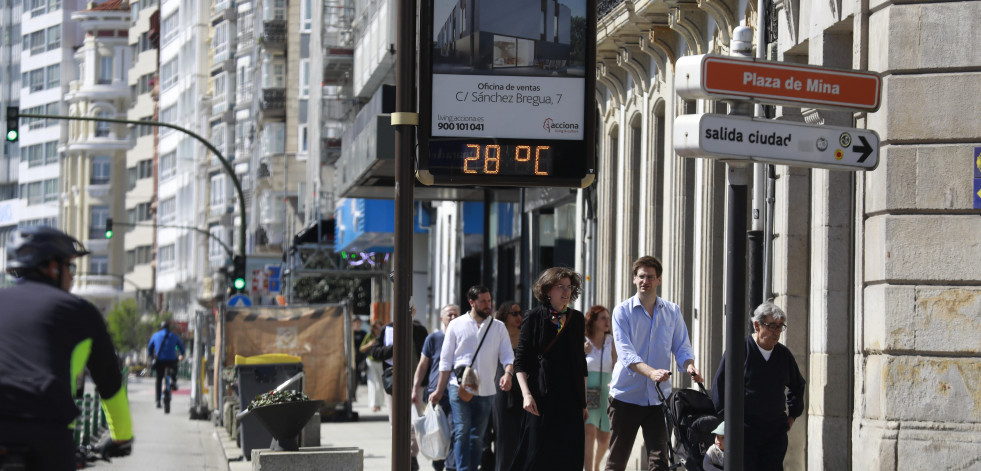 ¿Cuándo dejará de esquivar el calor A Coruña?