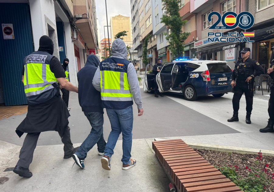 Desarticulados en Os Mallos tres puntos negros de venta de drogas