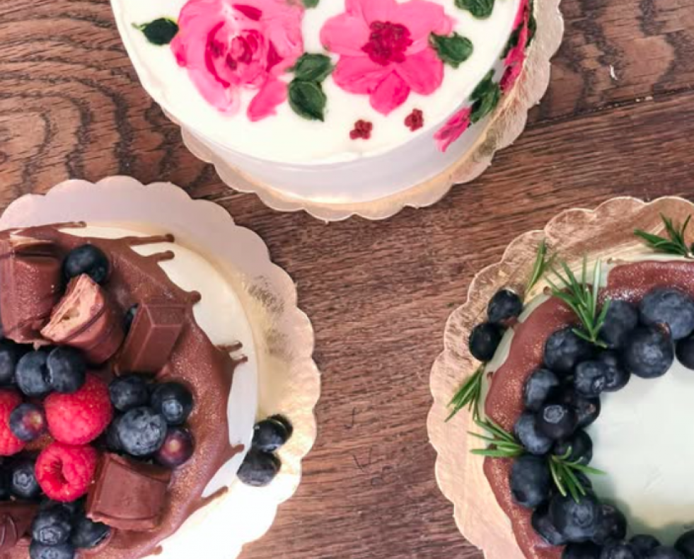 Tres opciones de tartas de Praliné