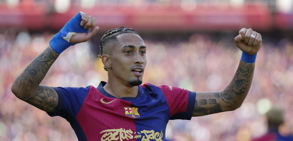 Raphinha amplia su contrato con el Barcelona hasta junio de 2028