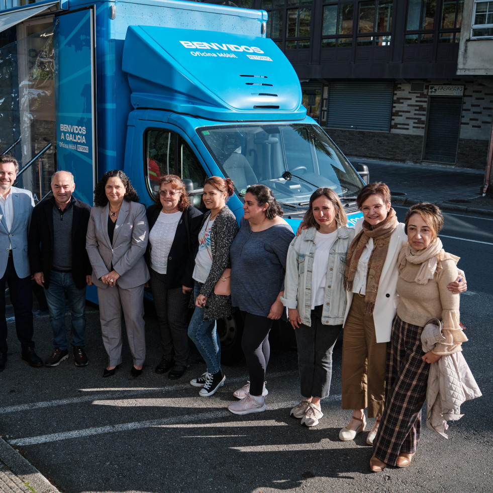 La oficina móvil de retorno ya ha recorrido la mitad de Galicia