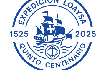 Logo del quinto centenario de la expedición Loaysa