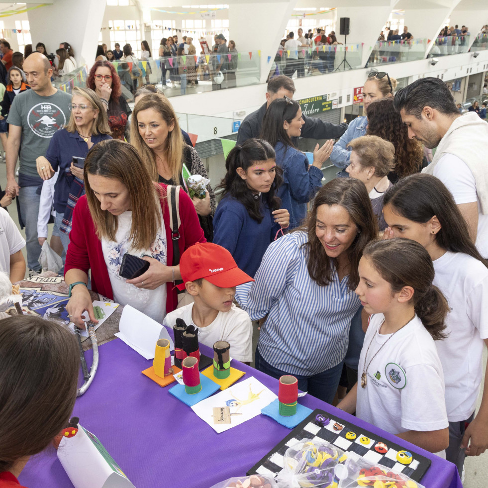Más de 350 niños participan en el Mercado Semente de San Agustín