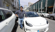 Los Tesla se convierten en un ‘chollo’ entre la flota de taxis de A Coruña