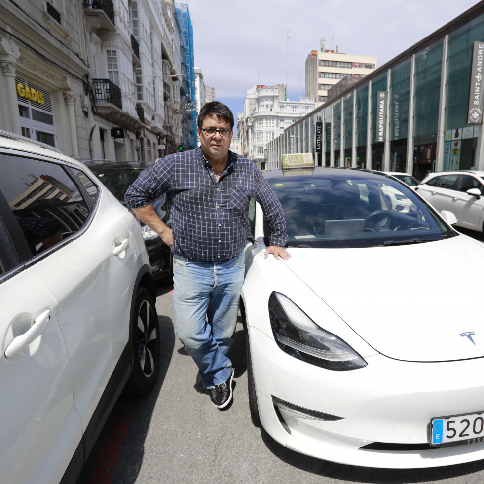 Los Tesla se convierten en un ‘chollo’ entre la flota de taxis de A Coruña