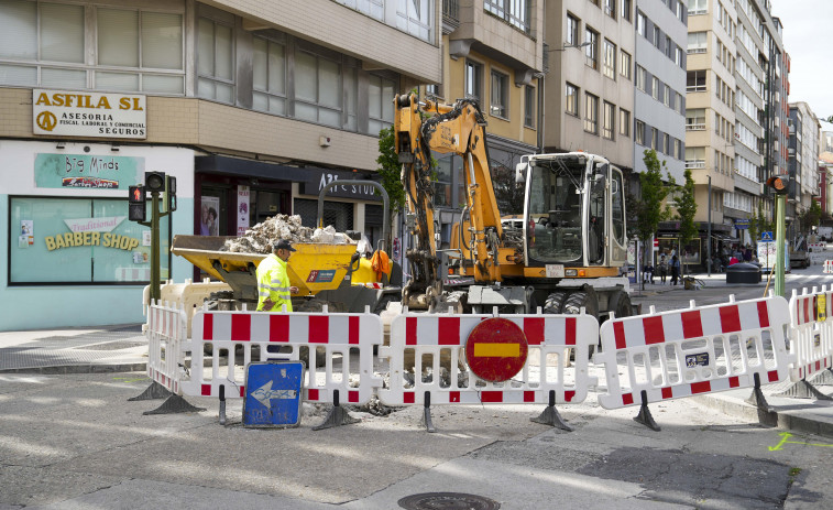 Las obras en la avenida de Os Mallos irán por tramos y durarán varios meses