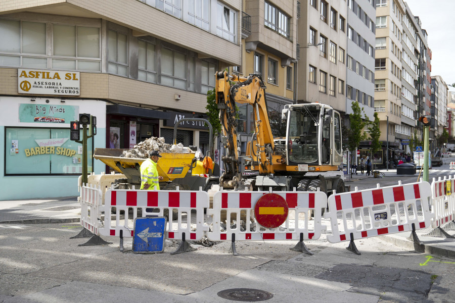 Las obras en la avenida de Os Mallos irán por tramos y durarán varios meses