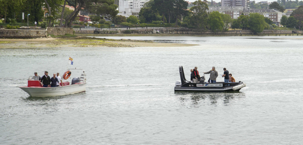 Los populares exigen al Gobierno que arregle el “desastre” del dragado de la ría de O Burgo
