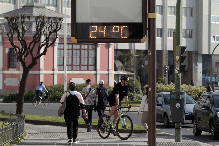 A Coruña será durante esta semana la ciudad menos calurosa del país