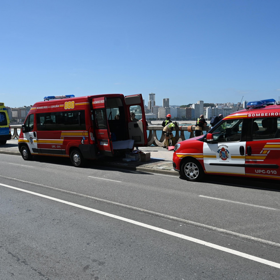 Bomberos de A Coruña acuden a los incendios de Ourense