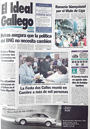 Portada 29 mayo 2000
