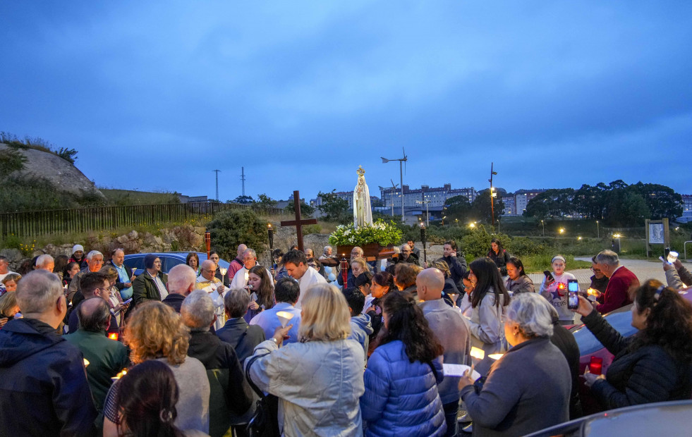 Procesión de las antorchas en San Pedro de Visma y Los Rosales