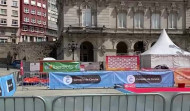 Corte de tráfico en el centro de A Coruña por el Campeonato de España de Triatlón
