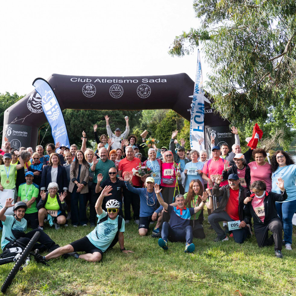 Culleredo reúne a más de 150 participantes con la celebración de una doble prueba de marcha nórdica