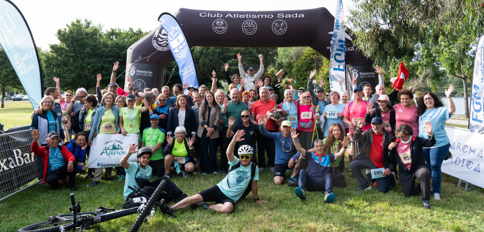 Culleredo reúne a más de 150 participantes con la celebración de una doble prueba de marcha nórdica